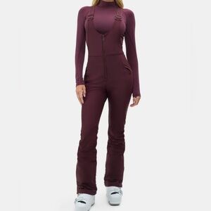 NWT Halfdays glazed cherry Isabel ski pants size small